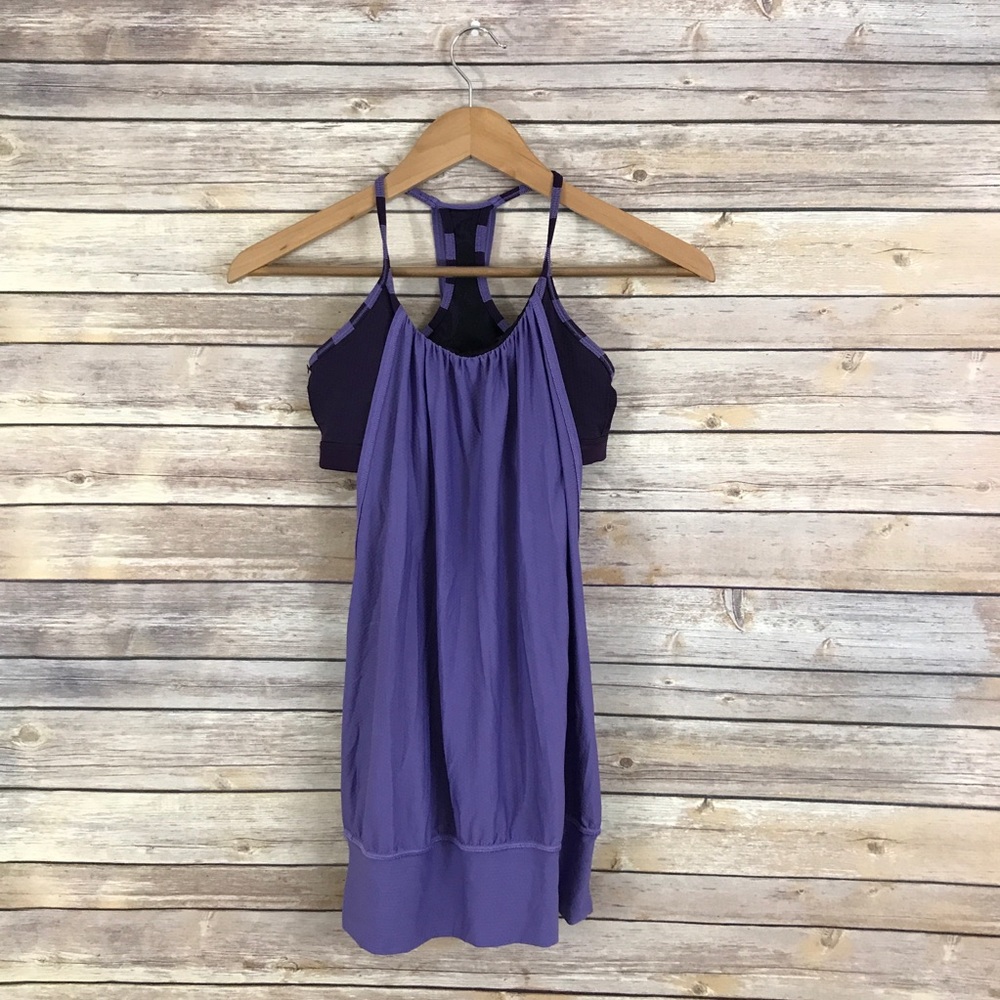 Lululemon no limit purple tank